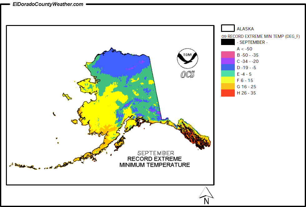 Temperature Map Of Alaska Cities And Towns Map